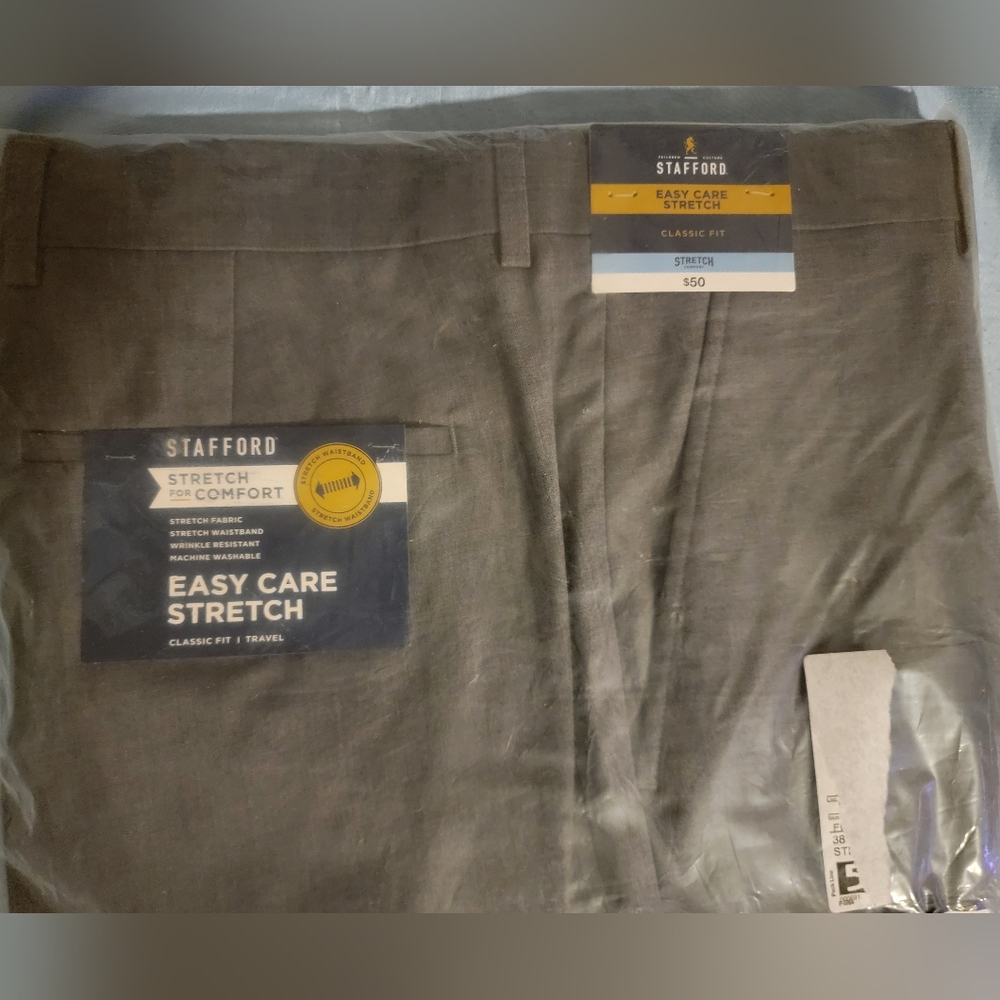 Stafford Men's Dress Pants 38x29